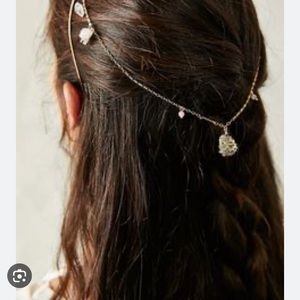 Free people walking after midnight gold headband